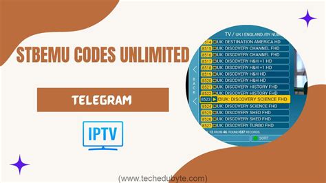 Stb emu codes iptv world. . Stb iptv telegram codes